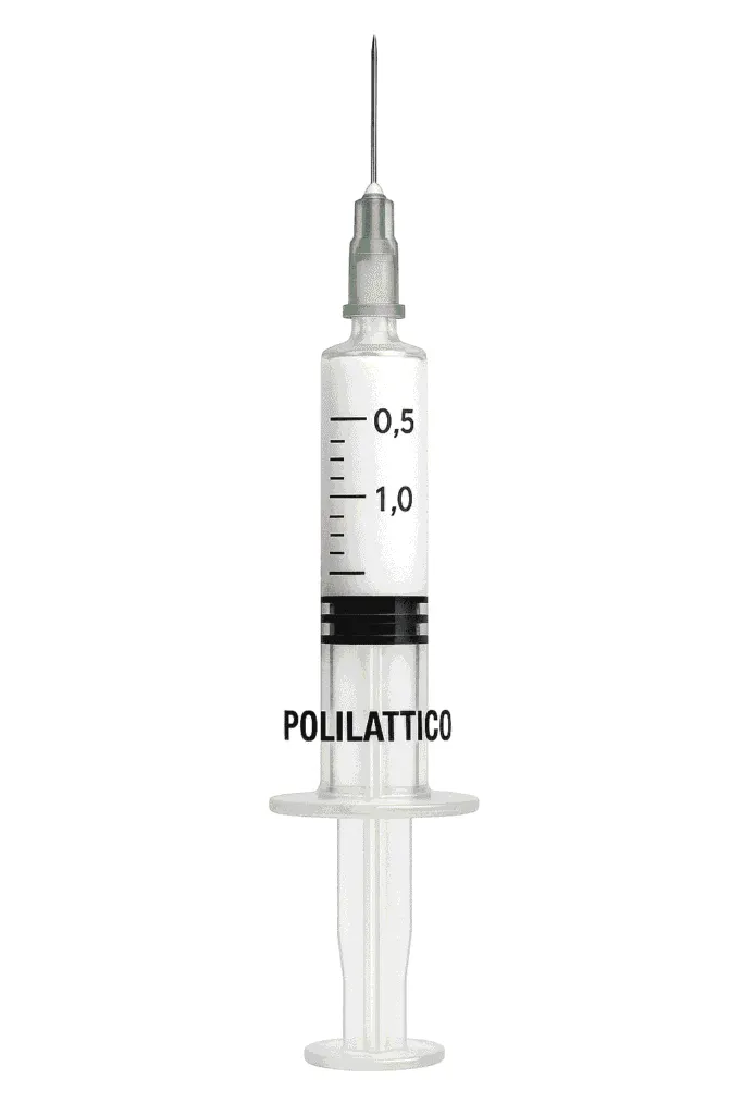 Preparazione acido polilattico per bio-ristrutturazione glutei
