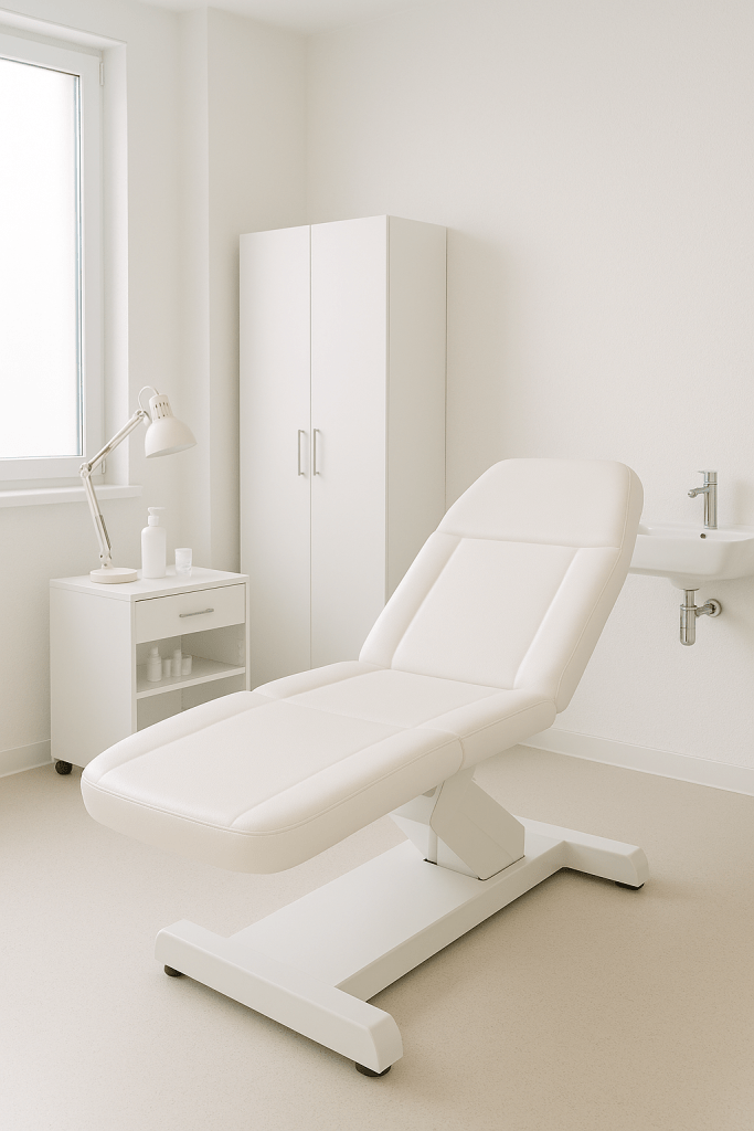 Iniezione filler glutei con cannula in ambiente sterile