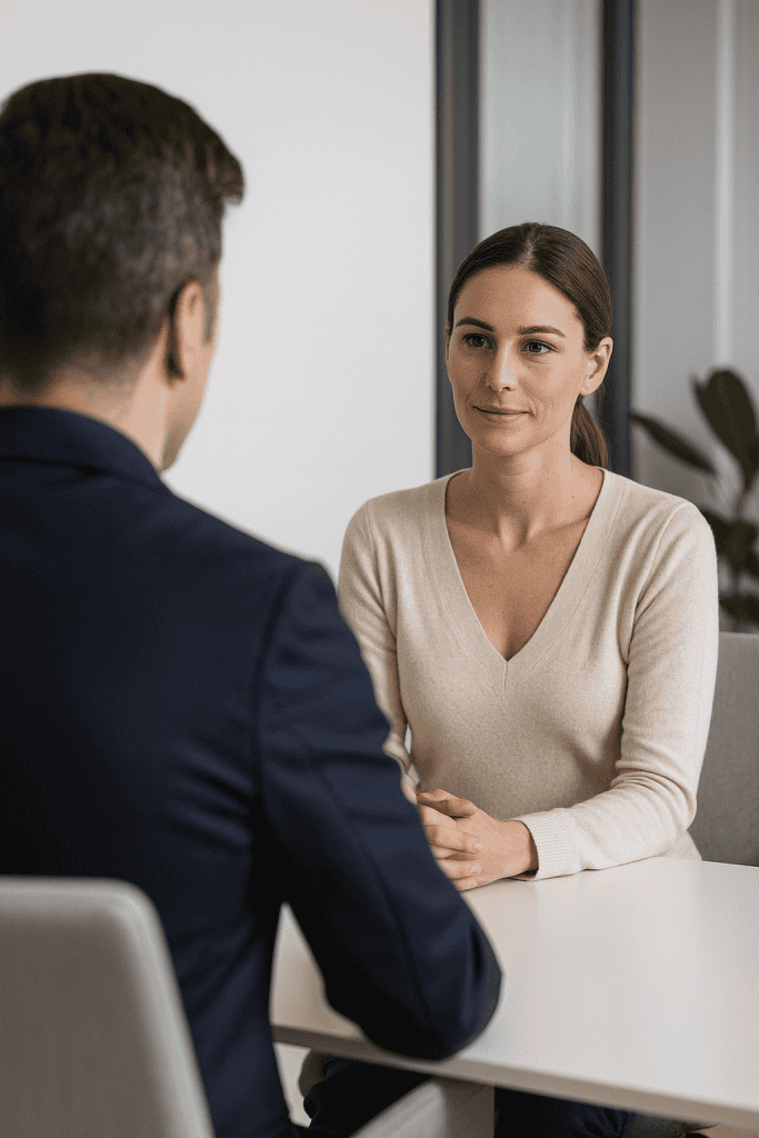 Consulenza informativa – Dr Pierluigi Gigliofiorito con paziente