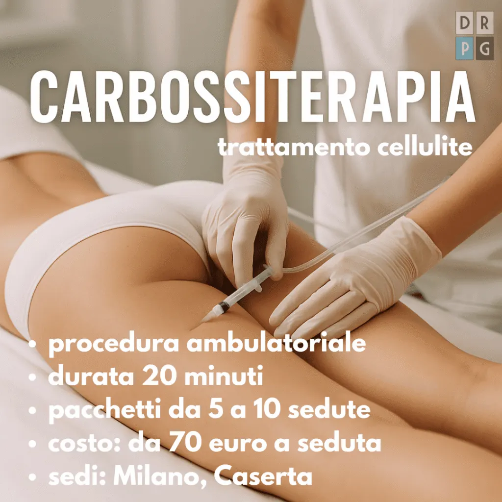 Carboxiterapia em Milão com o Dr. Pierluigi Gigliofiorito: tratamento médico para celulite e retenção de líquidos.