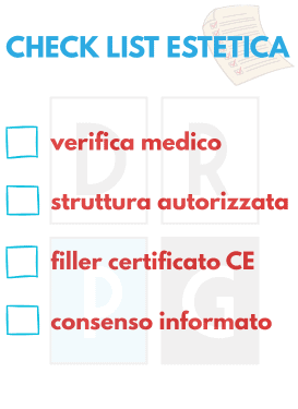 Confezione sigillata di filler con marchio CE, lotto e scadenza visibili
