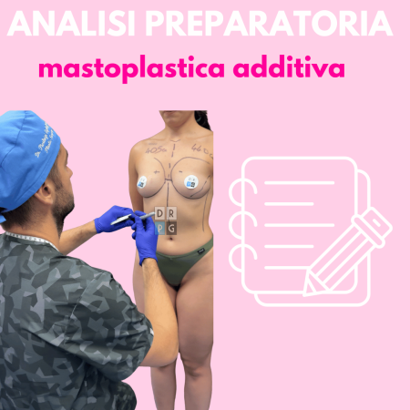 analisi preparatoria per mastoplastica additiva a Milano con il Dr. Gigliofiorito durante la fase di valutazione e disegno pre-operatorio