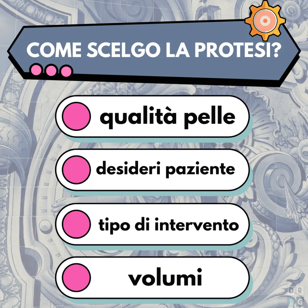 come scegliere protesi seno mastoplastica additiva fattori anatomia pelle volumi