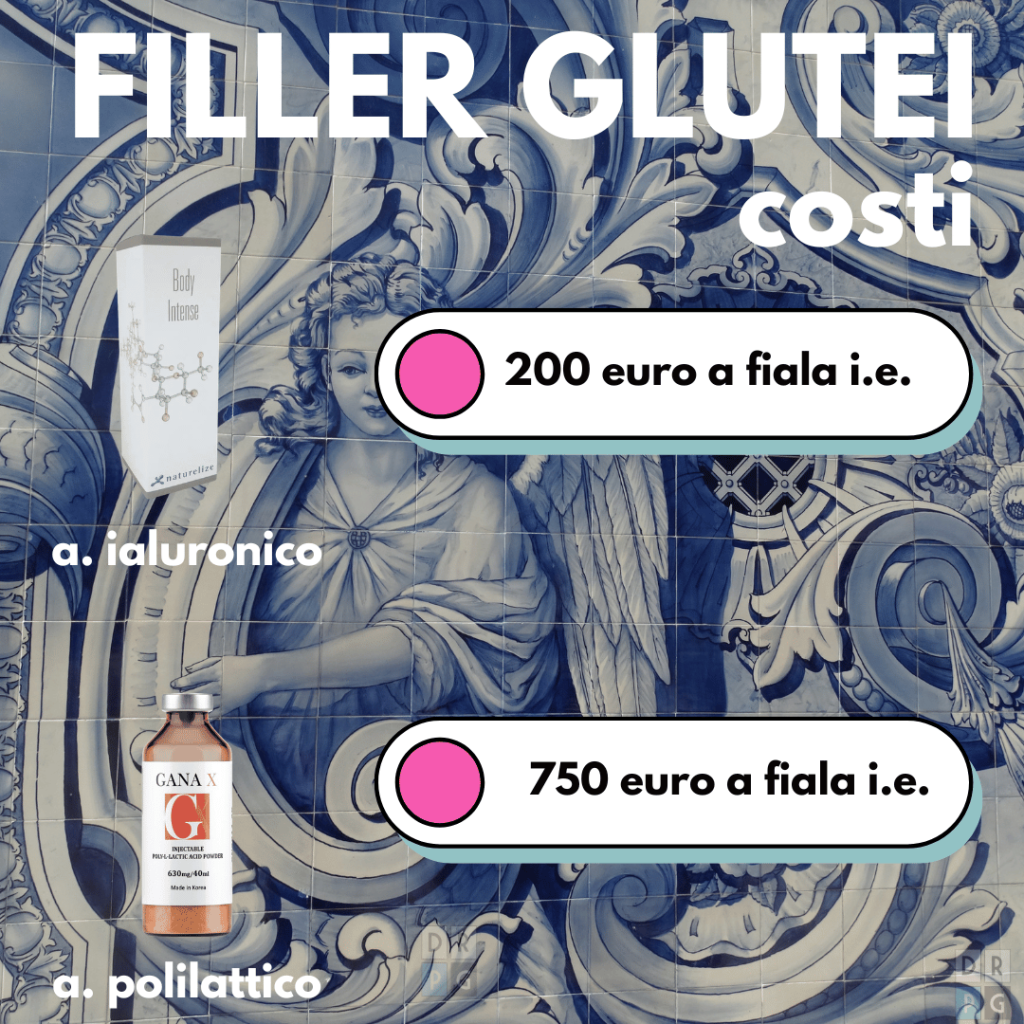 prezzo filler glutei Milano costo fiale acido ialuronico polilattico quanto costa